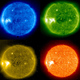 Illustration for article titled UV Solar Images Are Pop Art Masterpiece